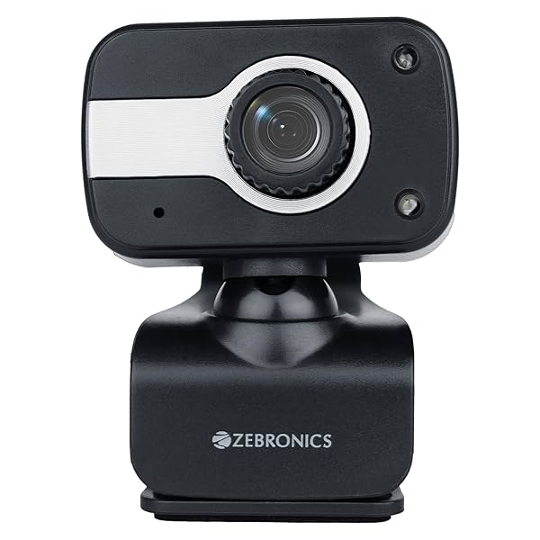 Image of Zebronics Zeb-Crystal Clear Web Camera with 3P Lens.