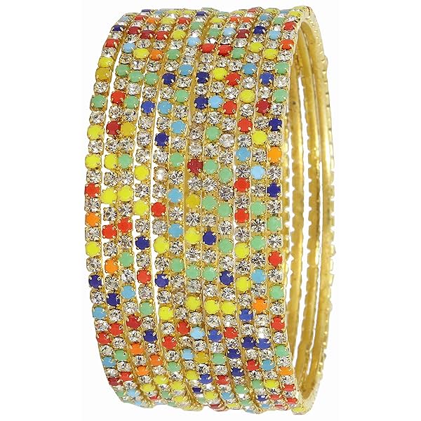 Image of Zulka Zircon Gemstone Bangle Set