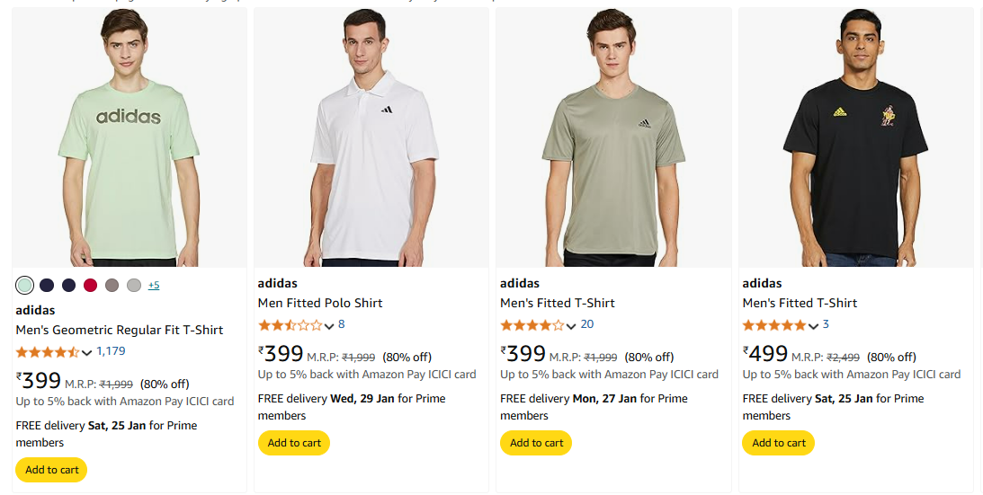 Image of adidas Men's Clothing Minimum 80% off