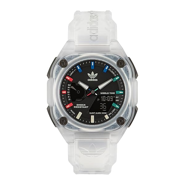 Image of adidas Resin Originals Black Dial Unisex Analog-Digital Watch