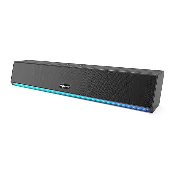 Image of amazon basics 16W Bluetooth Soundbar with 2000mAh Battery 2X Bass