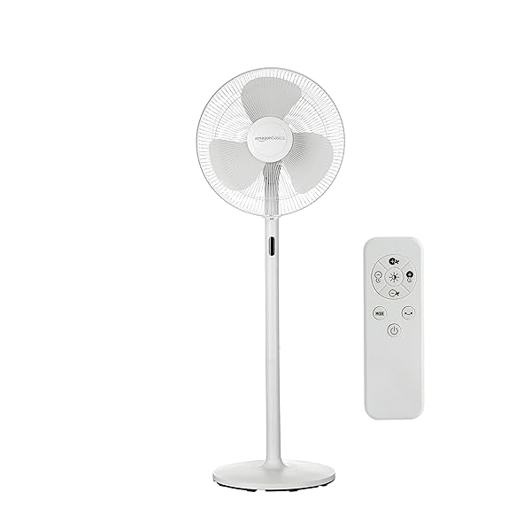 Image of amazon basics 400 mm 2-in-1 BLDC Pedestal Fan with Remote Control