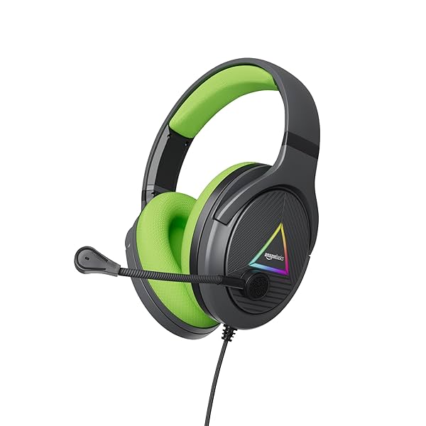 Image of amazon basics 7.1 USB Gaming Wired Over Ear Headphones with Mic |