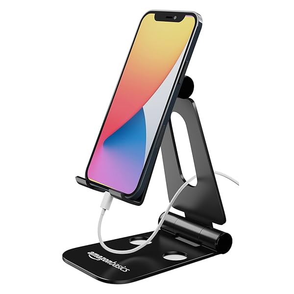 Image of amazon basics Aluminum Adjustable Mobile Phone Stand