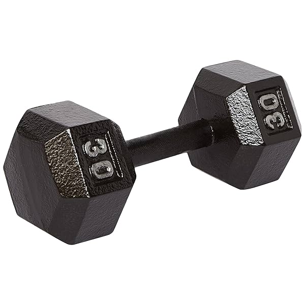 Image of amazon basics Cast Iron Hex Dumbbell Weight 