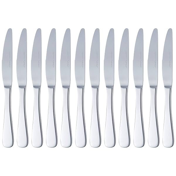 Image of amazon basics Cutlery Stainless Steel Dinner Knives