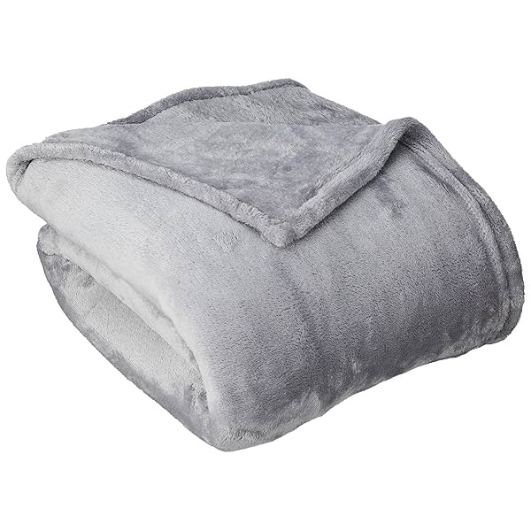 Image of amazon basics Double Sized Plush Blanket | 250 GSM