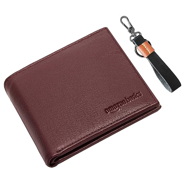 Image of amazon basics Genuine Leather Wallet