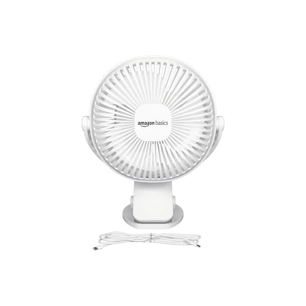 Image of amazon basics Mini Fan with Multi-Utility Clip