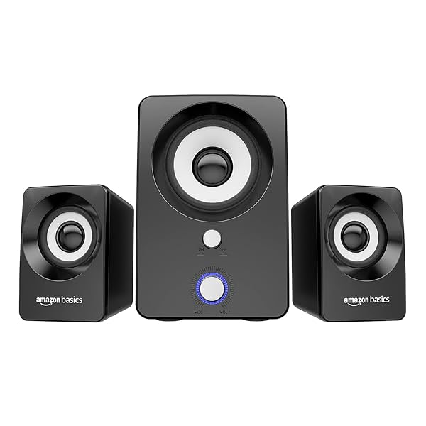 Image of amazon basics Multimedia Speaker | USB Powered | Wired Desktop Speakers 