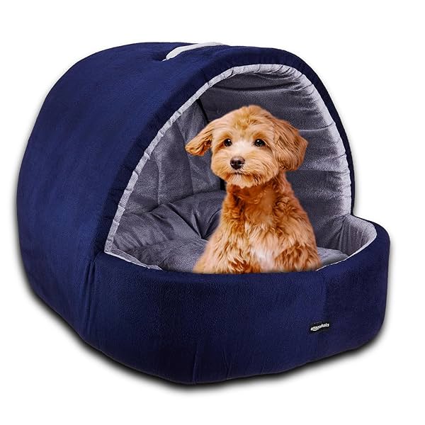 Image of amazon basics Premium Medium Size Dog and Cat Cave Pet Bed