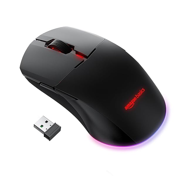 Image of amazon basics - Pro Series - Dual Connectivity Rechargeable Gaming Mouse