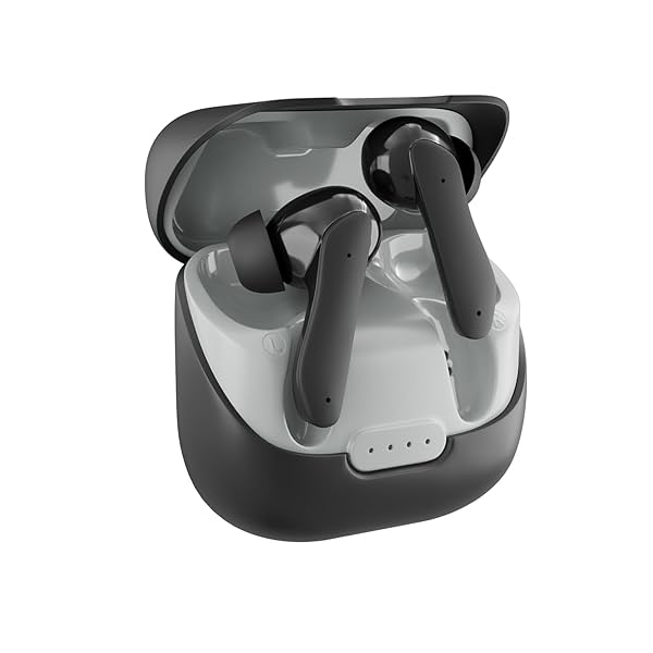 Image of amazon basics TWS in-Ear Earbuds (P65) with Fast Charging up to 65 Hours of Playtime | 