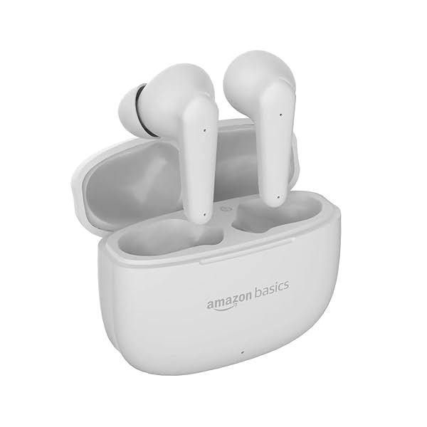 Image of amazon basics TWS in-Ear Earbuds (S19) with Fast Charging up to 50 Hours of Playtime |