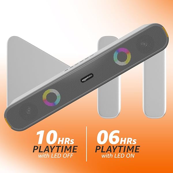 Image of amazon basics X12R 16W Bluetooth Soundbar with 2000 mAh Battery