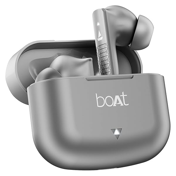 Image of boAt Airdopes 91 TWS Earbuds (Mist Grey)