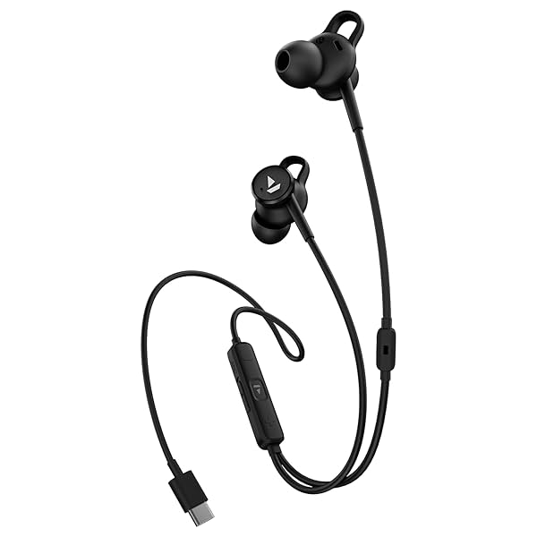 Image of boAt BassHeads 122 ANC Wired in-Ear Earphones