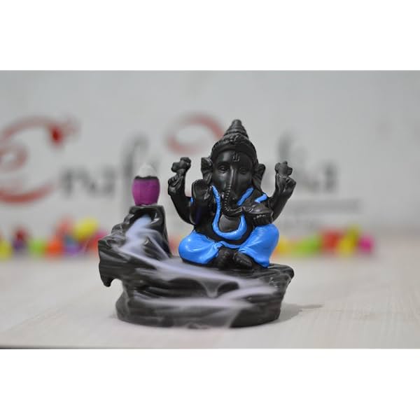 Image of eCraftIndia Ganesha Smoke Backflow Incense Holder