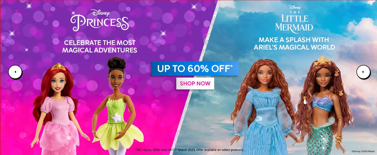 Image of hamleys : up to 60% off on Disney Princesses