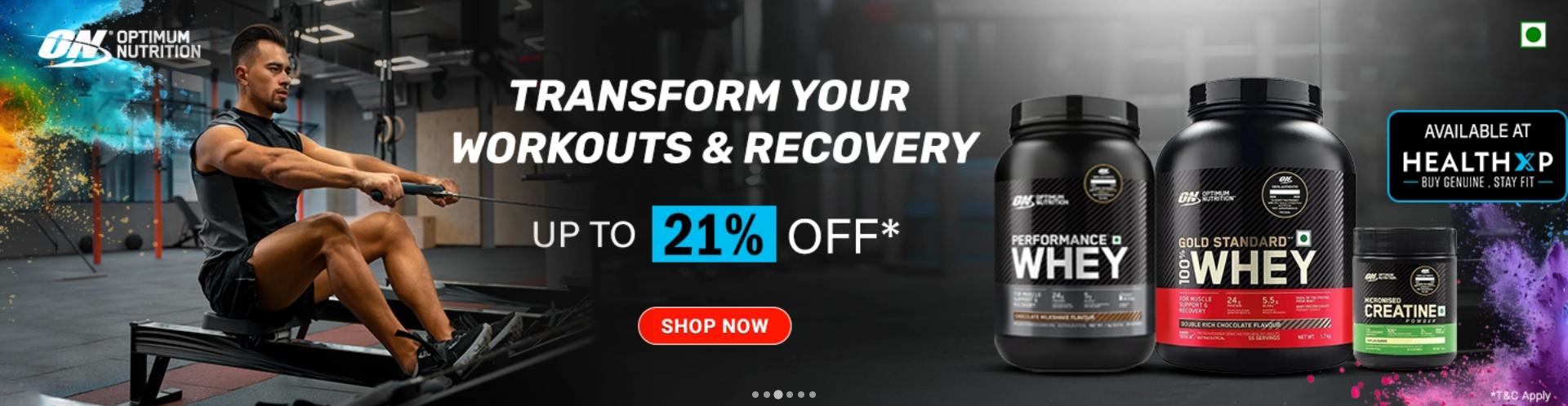 Image of healthxp : up to 21% off on fitness accessories