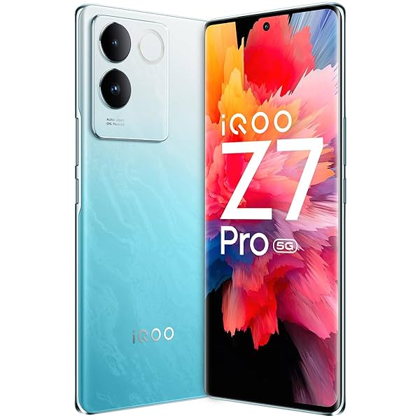 Image of iQOO Z7 Pro 5G (Blue Lagoon, 8GB RAM, 128GB Storage)