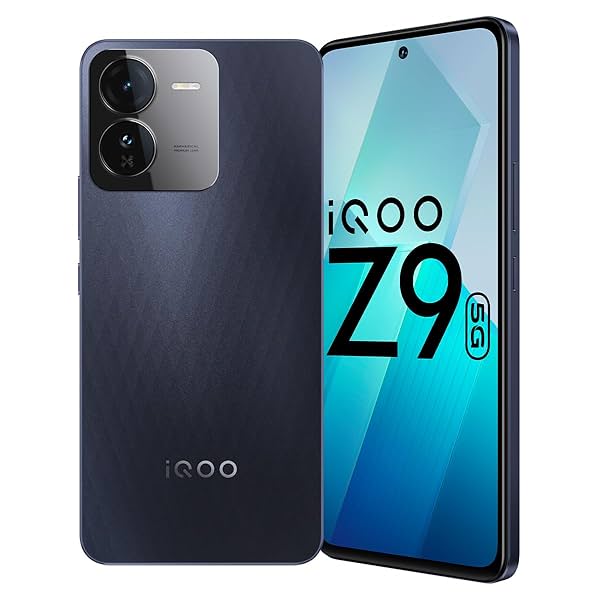 Image of iQOO Z9 5G (Graphene Blue, 8GB RAM, 128GB Storage) | Dimensity 7200 5G Processor