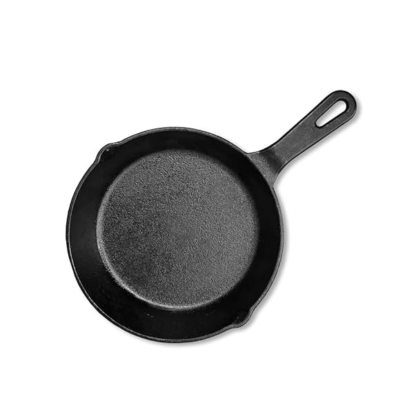 Image of kyyte Cast Iron Pre-Seasoned Frying Pan 20cm