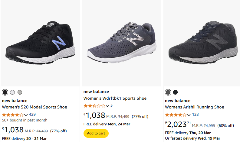 Image of new balance Women's Minimum 60% Discount 