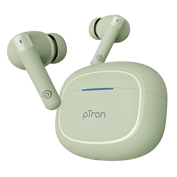 Image of pTron Bassbuds Duo Pro TWS in Ear Earbuds