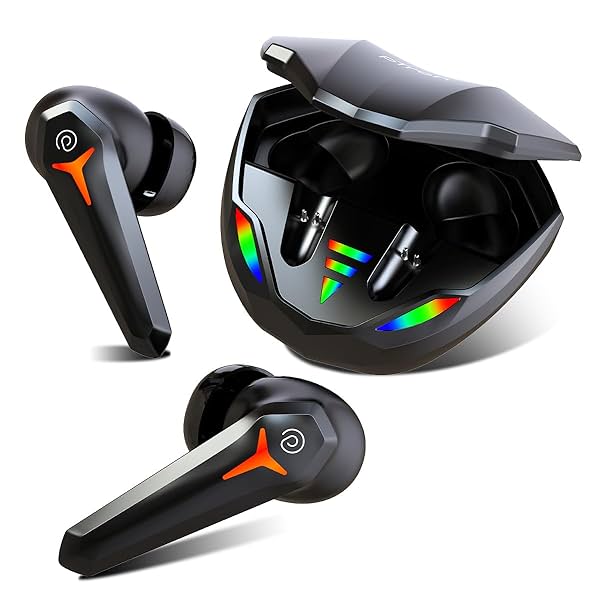 Image of pTron Bassbuds Razer TWS Earbuds, 40ms Gaming Low Latency