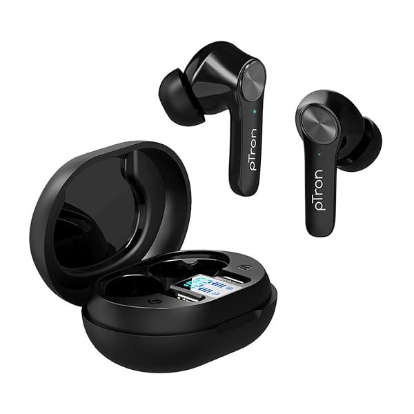 Image of pTron Basspods P481 Pro Active Noise Ear TWS Earbuds