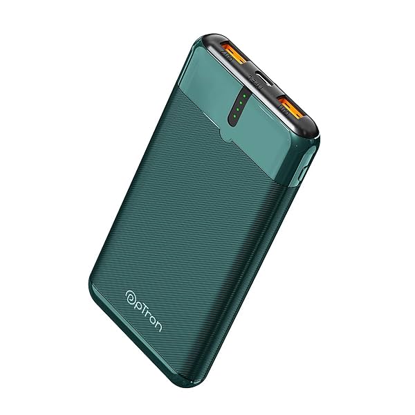 Image of pTron Dynamo Nergy 10000mAh 22.5W Fast Charging Power Bank, 20W PD Fast Charging, Supports Xiamo, Redmi, Samsung