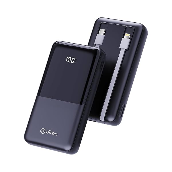 Image of pTron Dynamo Power 20000mAh 22.5W Power Bank with Quick Charge & PD