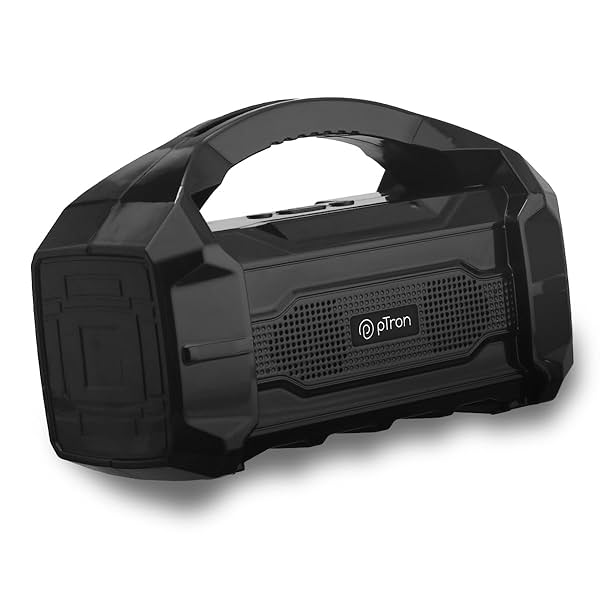 Image of pTron Fusion Go Pro 20W Bluetooth Speaker (Black) - 1 unit