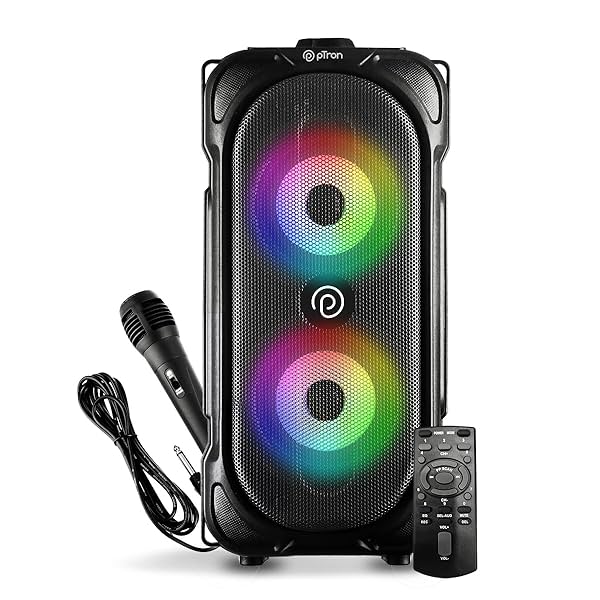 Image of pTron Fusion Party 40W Karaoke Bluetooth Party Speaker