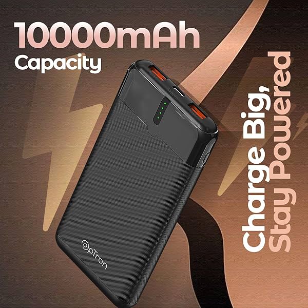 Image of pTron Newly Launched Dynamo Nergy 10000mAh 22.5W Fast Charging Power Bank