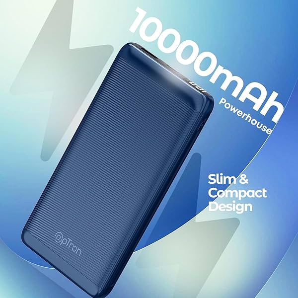 Image of pTron Newly Launched Dynamo Vortex 10000mAh 22.5W Fast Charging Power Bank