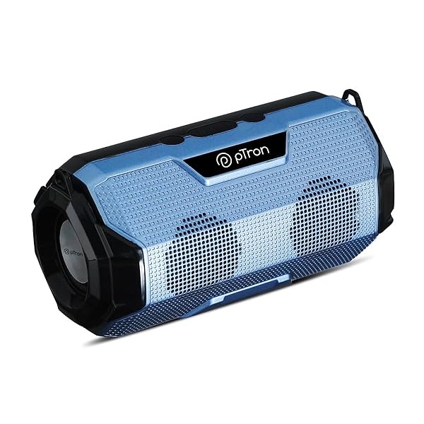 Image of pTron Newly Launched Fusion Rock 16W Portable Bluetooth 5.0 Speaker with Dual Drivers