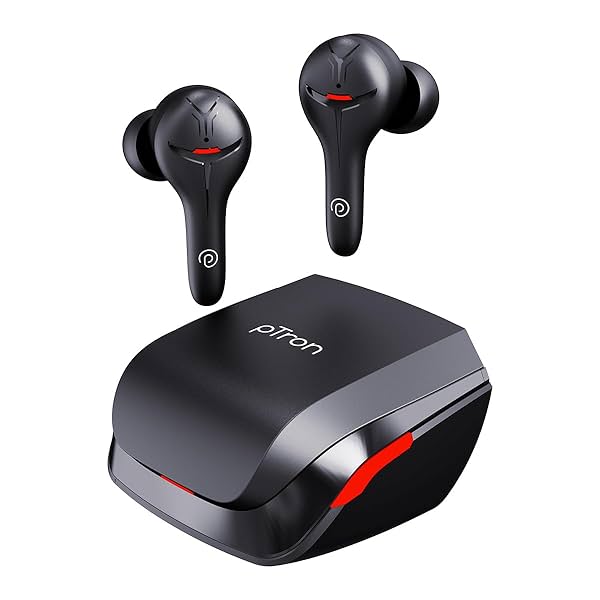 Image of pTron PlayBuds 1 Pro in-Ear TWS Earbuds, Quad Mic Hybrid ENC Calls.