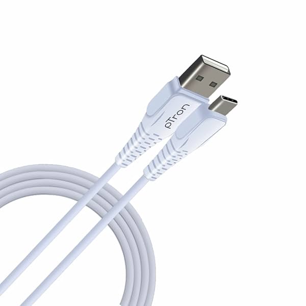 Image of pTron USB-A to Type-C 2.4A Fast Charging Cable