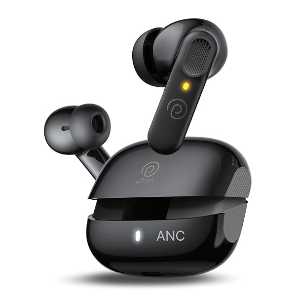 Image of pTron Zenbuds 1 V2 ANC Bluetooth in Ear Earbuds .