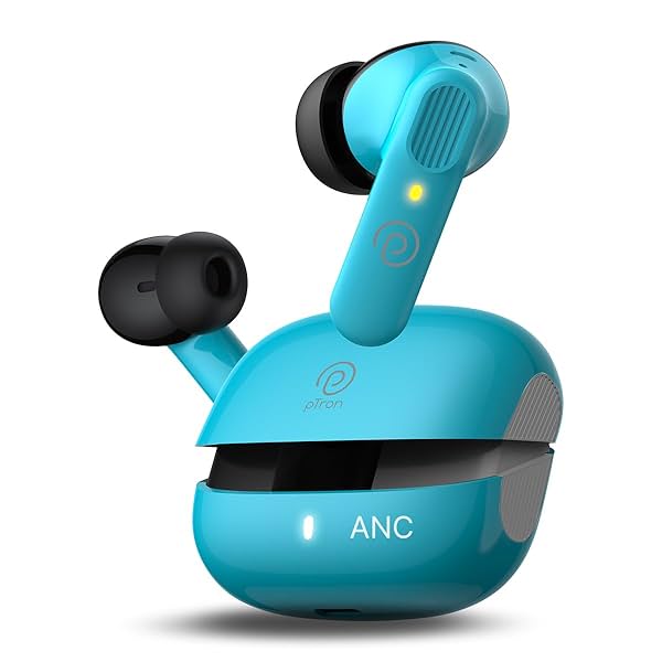 Image of pTron Zenbuds 1 V2 ANC Bluetooth in Ear Earbuds 