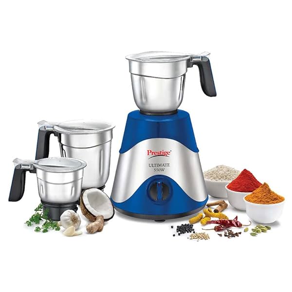 Image of prestige ultimate plus 550 watt mixer grinder