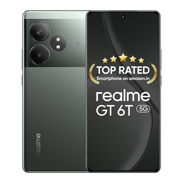 Image of realme GT 6T 5G (Razor Green,12GB RAM+512GB Storage)