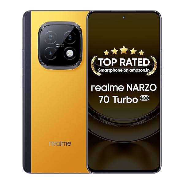 Image of realme NARZO 70 Turbo 5G (Turbo Yellow,6GB RAM,128GB Storage) |