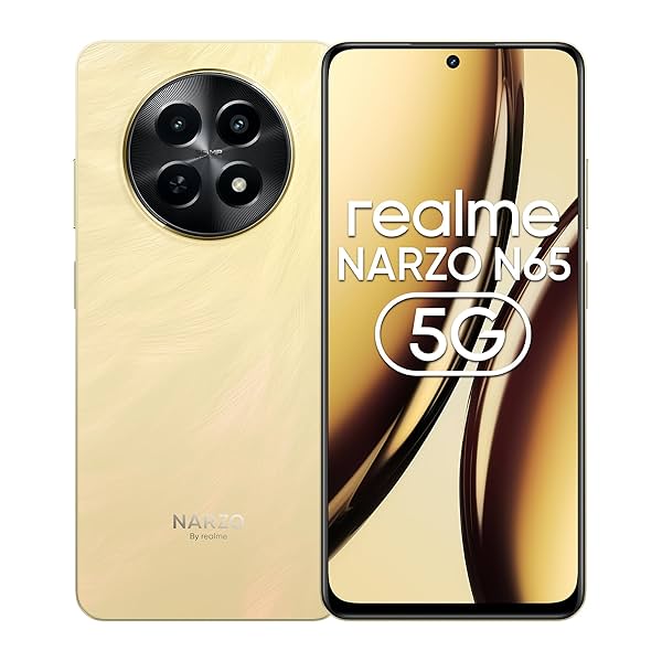 Image of realme NARZO N65 5G (Amber Gold 8GB RAM, 128GB Storage) I