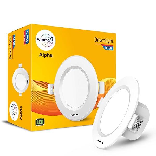 Image of wipro Alpha 10W Round Downlight