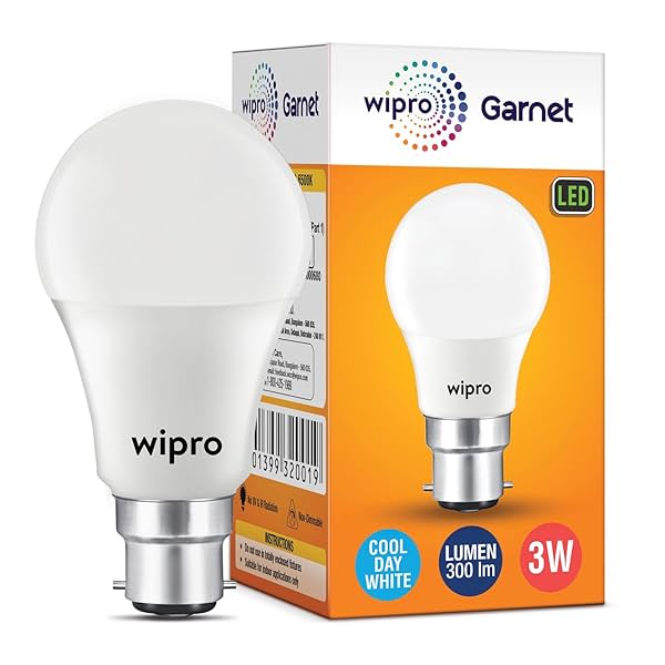 Image of wipro Garnet 3W LED Bulb