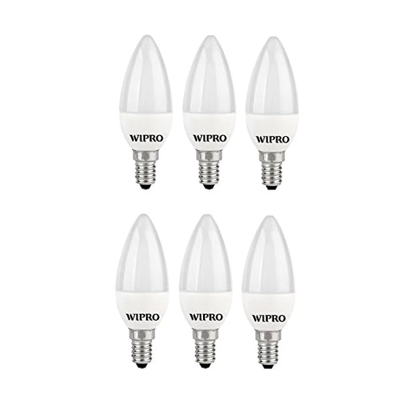 Image of wipro Garnet 3W Led Frosted Candle Bulb