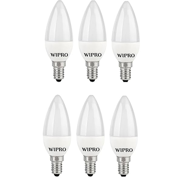 Image of wipro Garnet 3W Led Frosted Candle Bulb